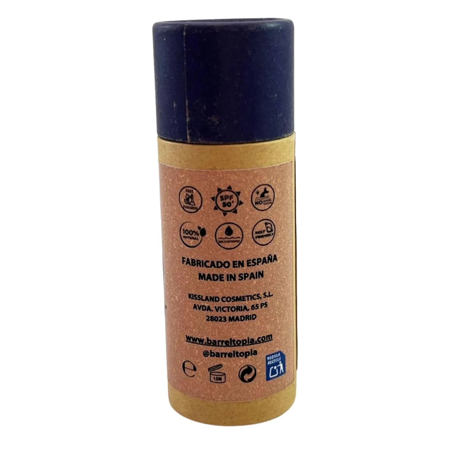 Солнцезащитный стик для лица Barreltopia Surf Stick SPF 50+, цинковые карандаши Barreltopia, Brown — фото 3