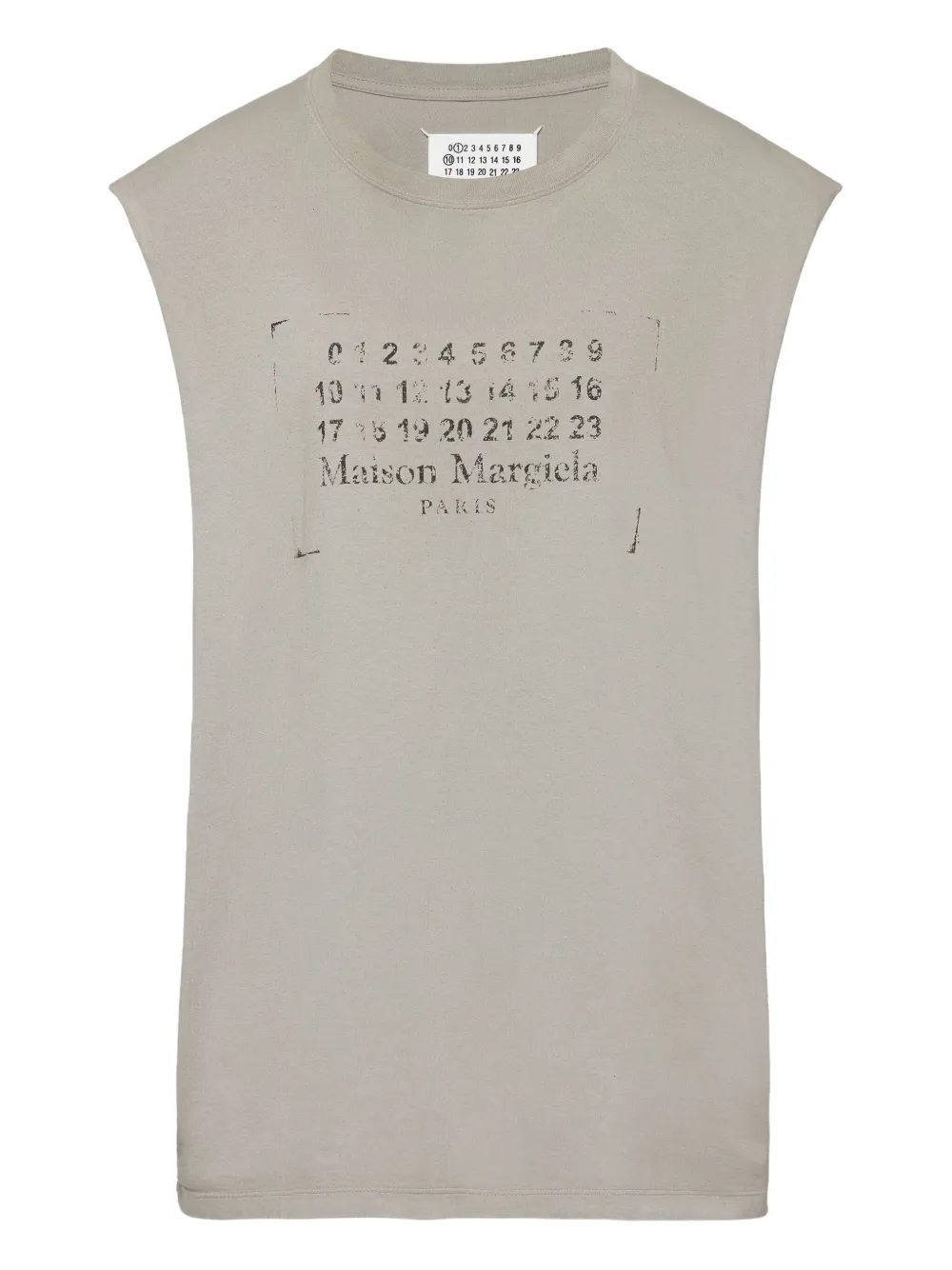 

Топ с логотипом MAISON MARGIELA, серый