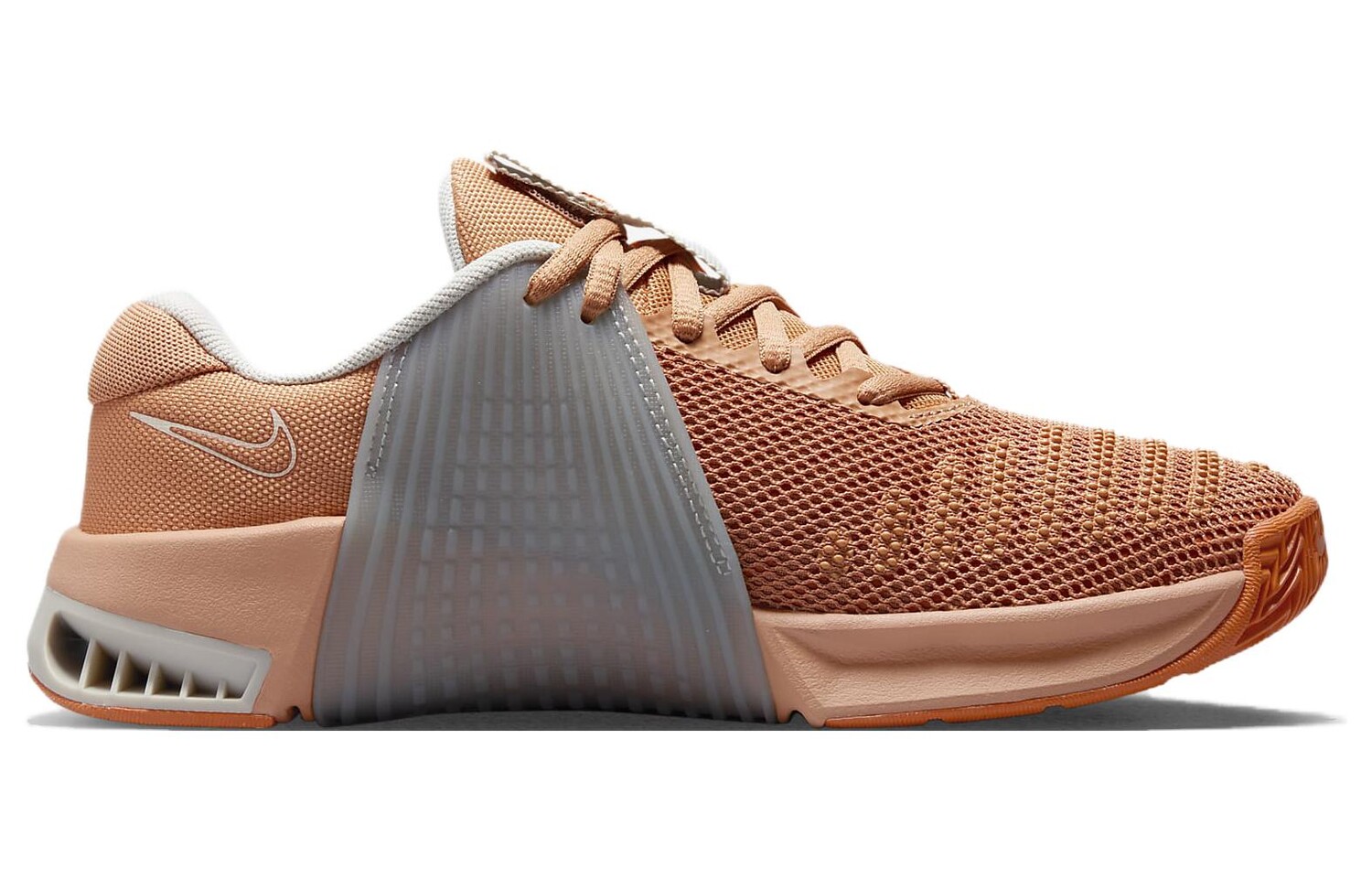 Кроссовки Nike Metcon 9 Женские, Янтарно-коричневый/Светлая кость/Зеленая слюда/Лед гуавы — фото 2