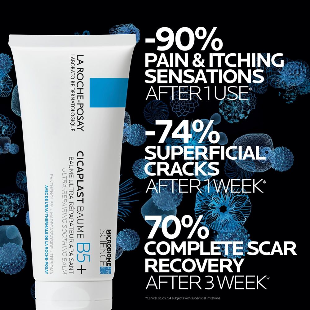 Крем для лица SPF LA ROCHE-POSAY Cicaplast baume b5+ успокаивающий бальзам для чувствительной и раздраженной кожи — фото 3