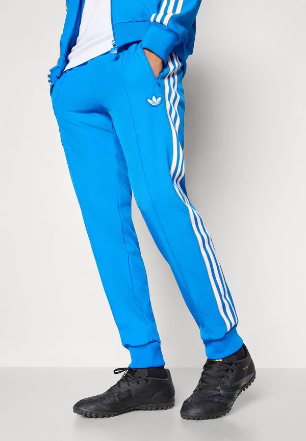 Спортивные штаны real madrid icon, клубная одежда Adidas Originals, Bluebird/White — фото 4