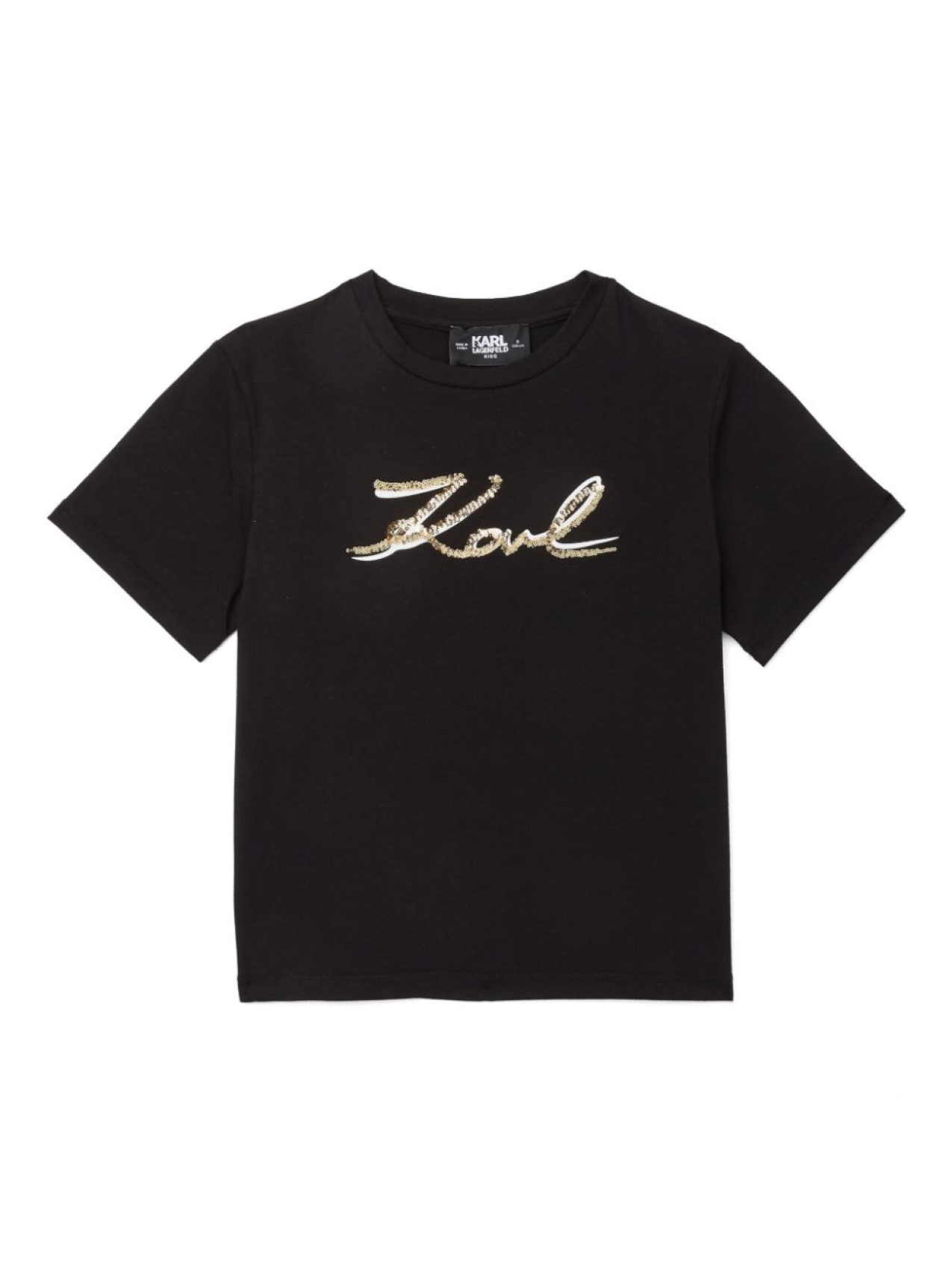 

Karl Lagerfeld Kids футболка Signature, черный