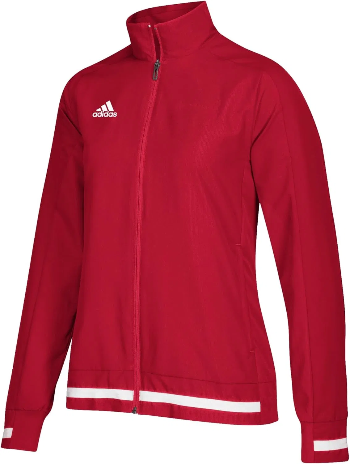 Куртка женская, adidas, Full Zip Woven Jacket, Power Red/White