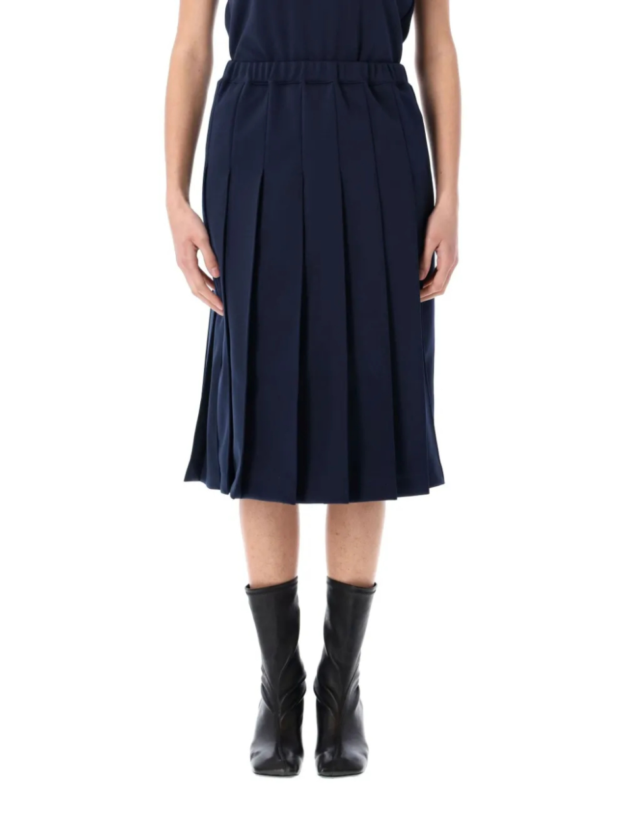 

Плиссированная юбка миди Comme Des Garçons Girl, синий