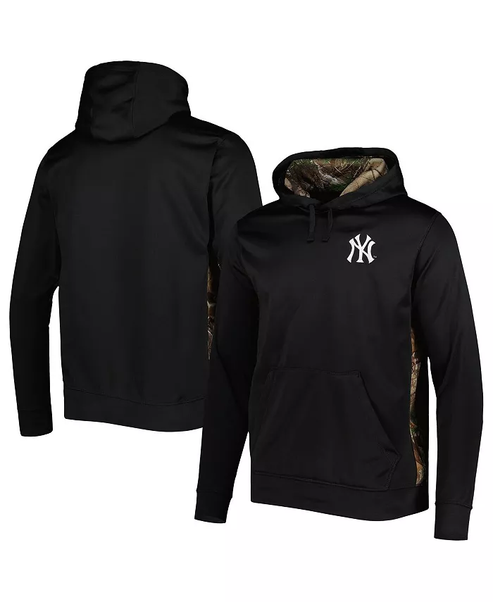

Мужская черная худи New York Yankees Ranger с камуфляжным принтом Dunbrooke
