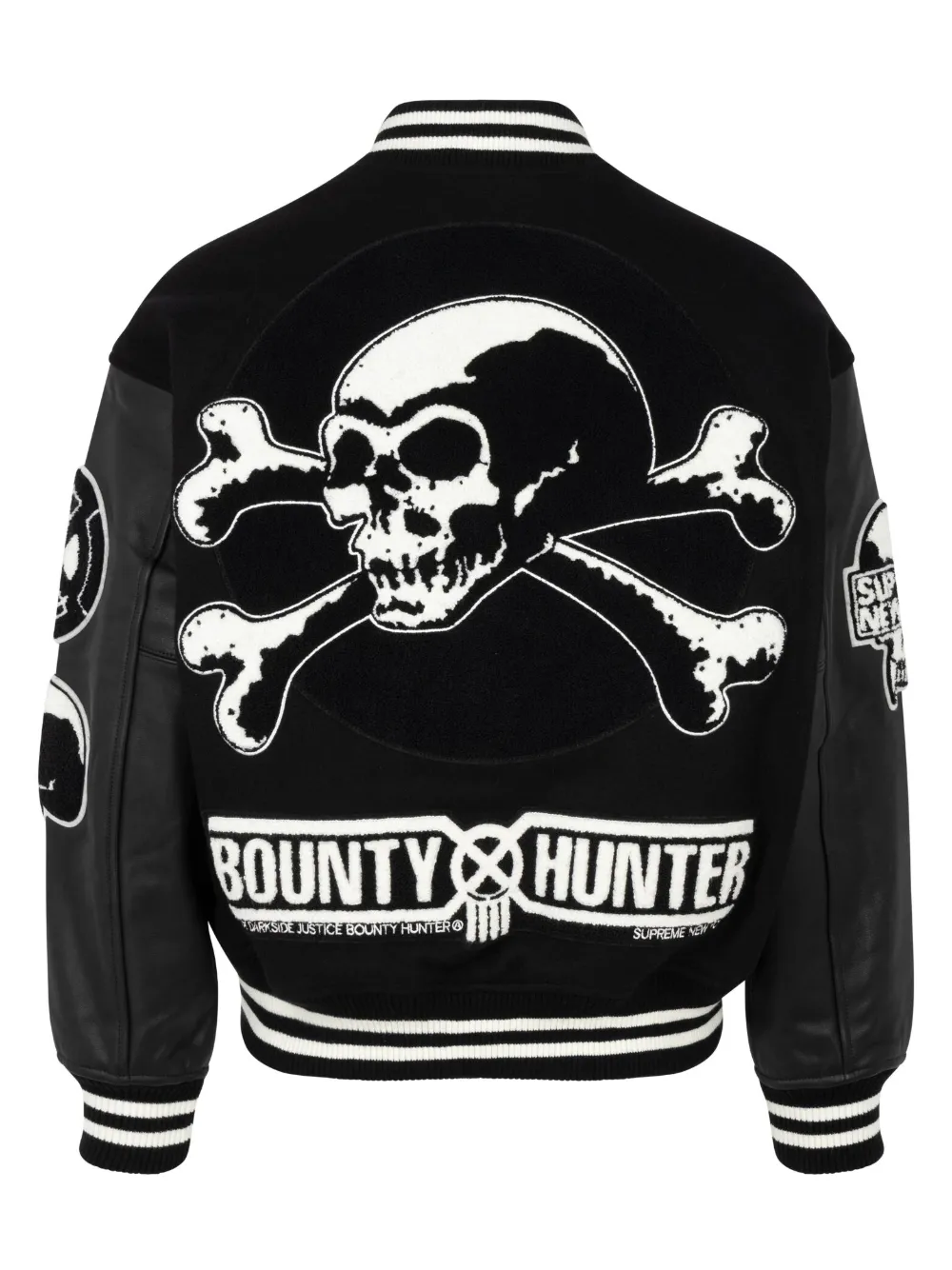 Бомбер Bounty Hunter Black Supreme, черный — фото 2