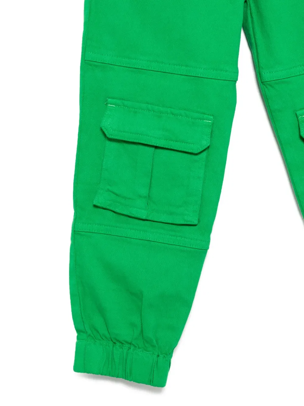 Спортивные брюки с карманами Stella Mccartney Kids, зеленый — фото 3