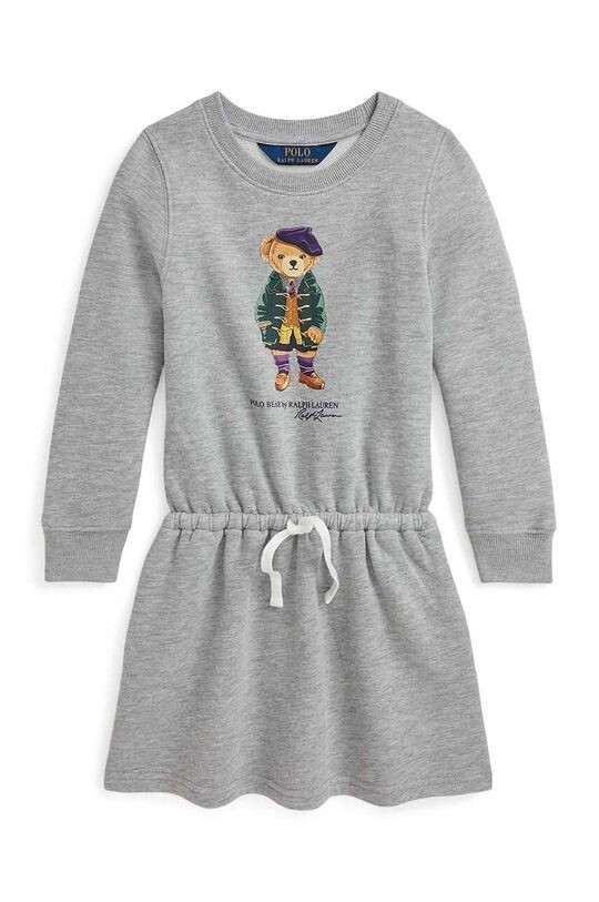 

Детское платье Polo Ralph Lauren, серый