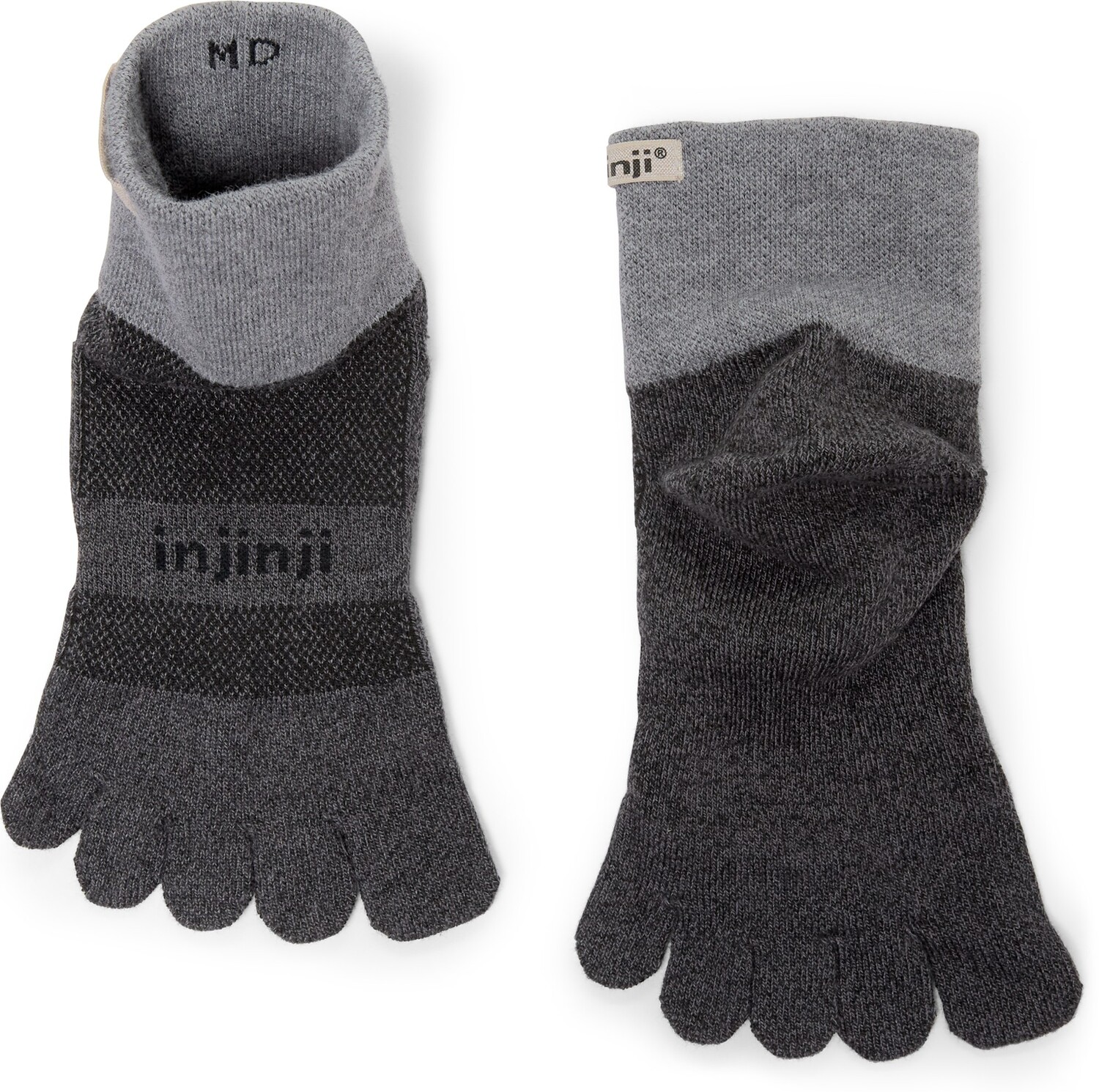 

Носки Trail Midweight Mini-Crew Injinji, черный