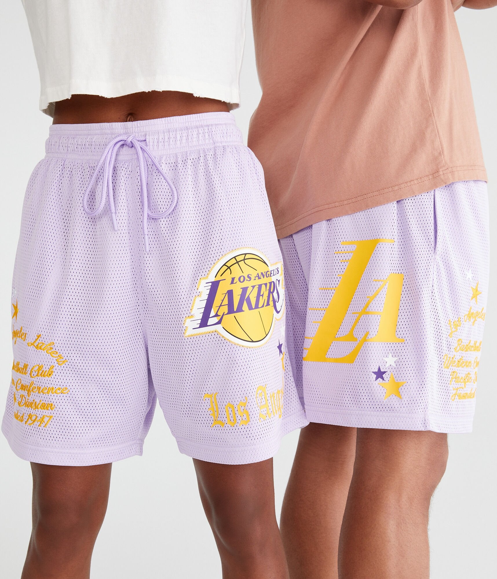 

Шорты Aeropostale Los Angeles Lakers Mesh 6", фиолетовый