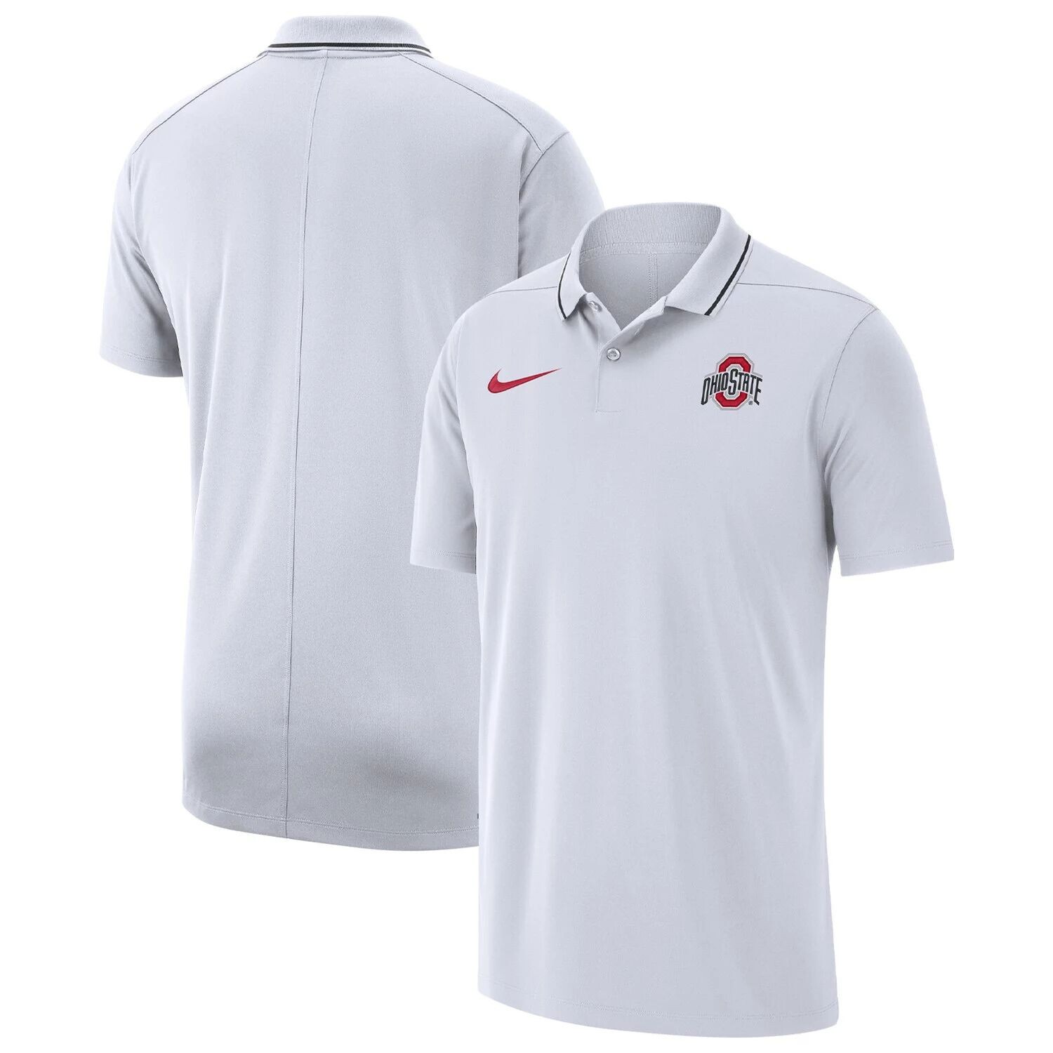

Мужская поло белого цвета штата Огайо Buckeyes Coaches Nike, Белый, Мужская поло белого цвета штата Огайо Buckeyes Coaches Nike