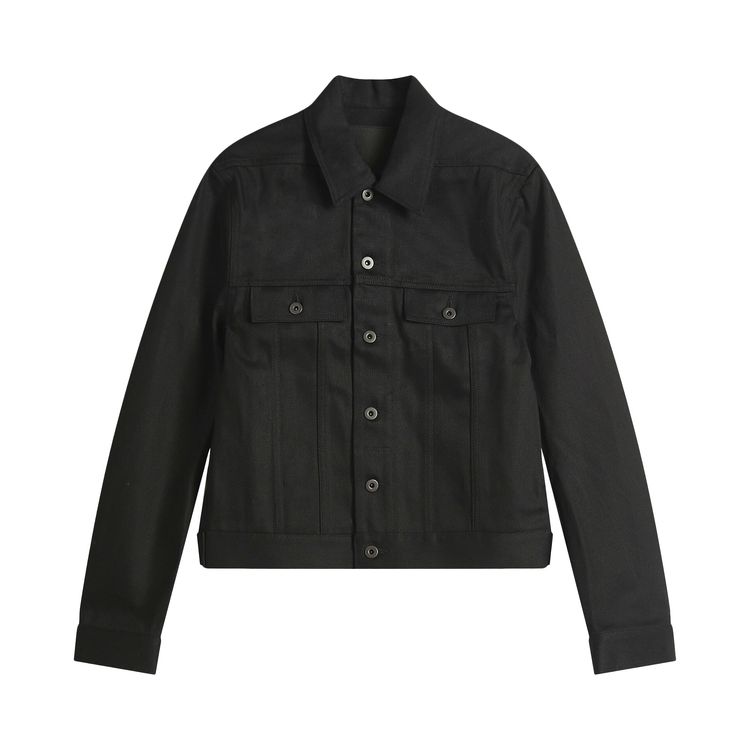 

Куртка Rick Owens DRKSHDW Trucker Jacket 'Black', черный