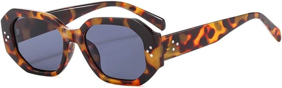 

Модные солнцезащитные очки «кошачий глаз» для женщин и мужчин, в стиле ретро, ​​с заклепками, квадратной формы, винтажные солнцезащитные очки «кошачий глаз» с защитой от ультрафиолета UV400 UJNHGQ, C6