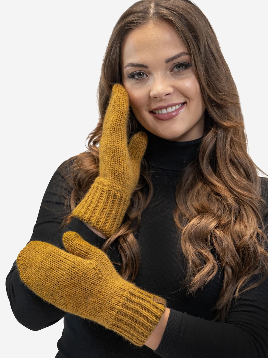 

Перчатки с закрытыми пальцами Vivisence 7015R, темно-желтый