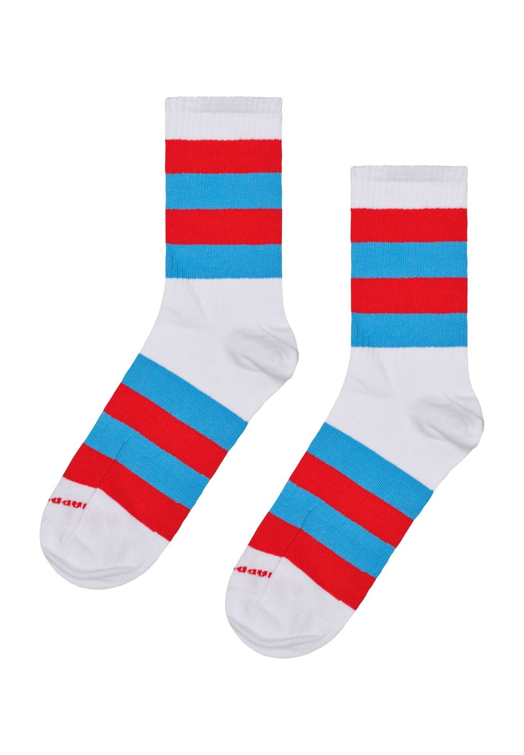 

Носки Stripe It, полосатые, ребристые манжеты HAPPY SOCKS, белый