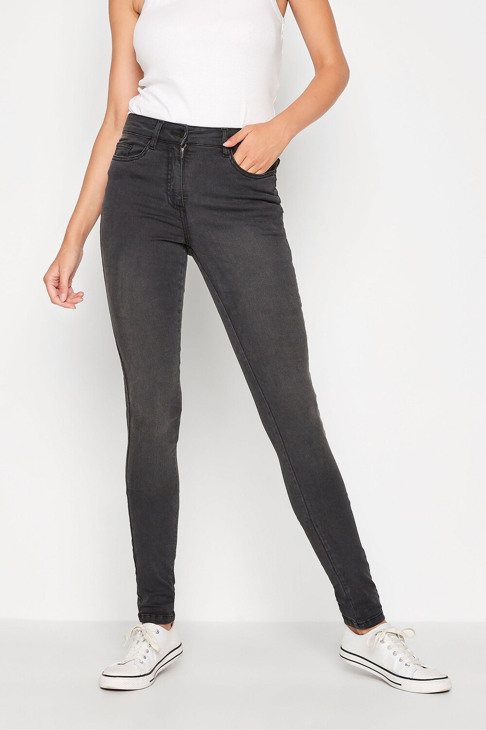 

Джинсы скинни стрейч AVA Long Tall Sally, черный