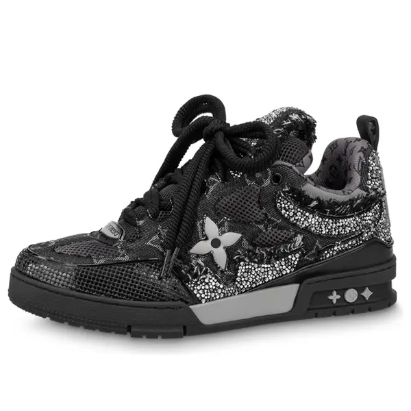 

Кроссовки skate sneakers 'black' Louis Vuitton, черный