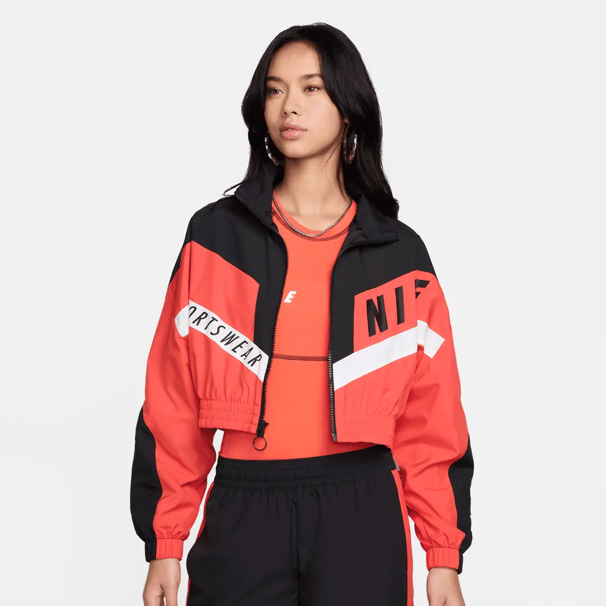 

Куртка Nike Sportswear Woven Jacket, красный/красный