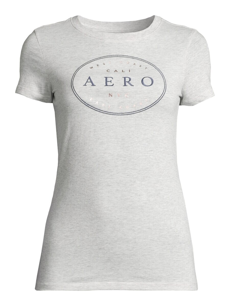 

Футболка AÉROPOSTALE, цвет mottled grey