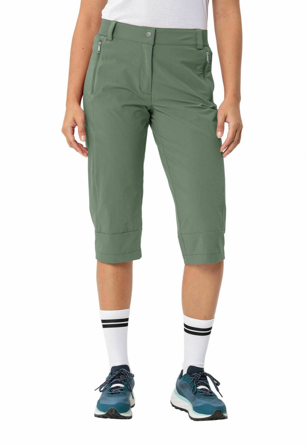 

Спортивные брюки 3/4 WO FARLEY STRETCH Vaude, оливковый