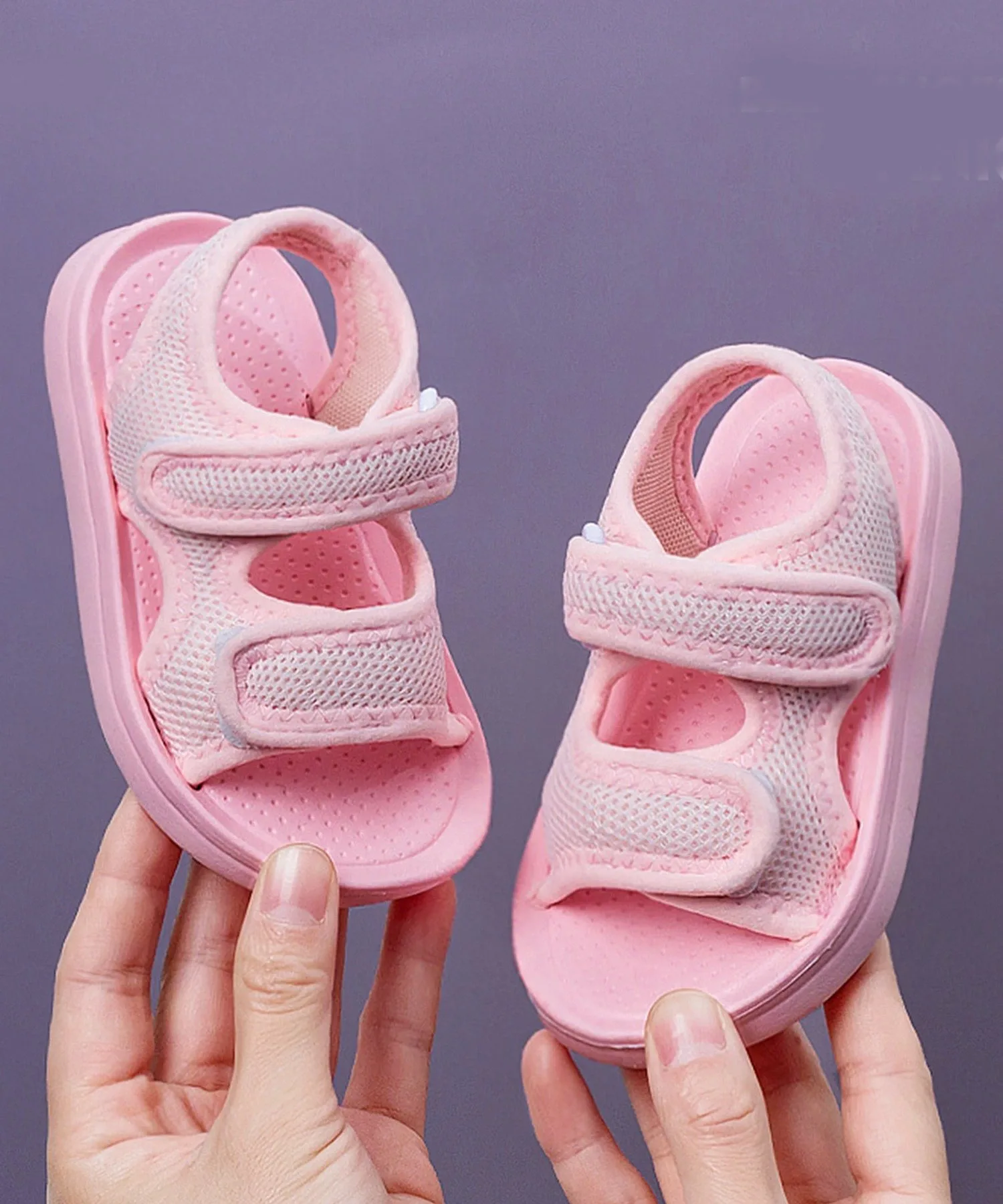 Спортивные сандалии /(K)С ремешком на липучке Aimoha Kids, pink