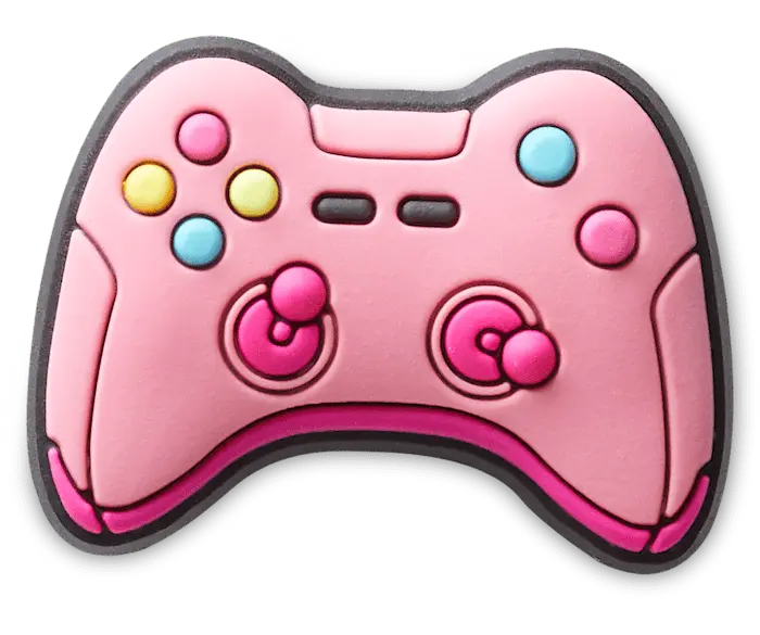 

Джиббитсы Pink Gaming Controller Crocs