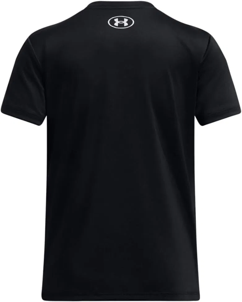 Футболка детская Tech Wordmark Under Armour, Black / Castlerock / White — фото 2