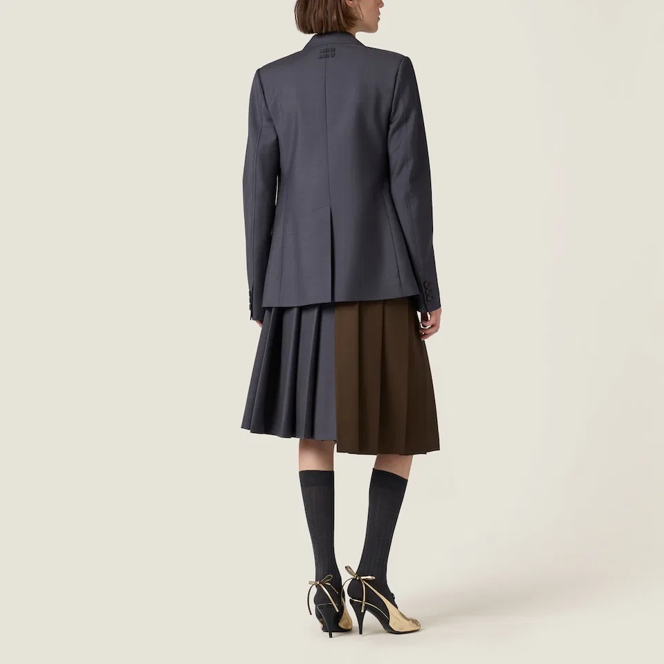 Пиджак однобортный MIU MIU, красный — фото 4