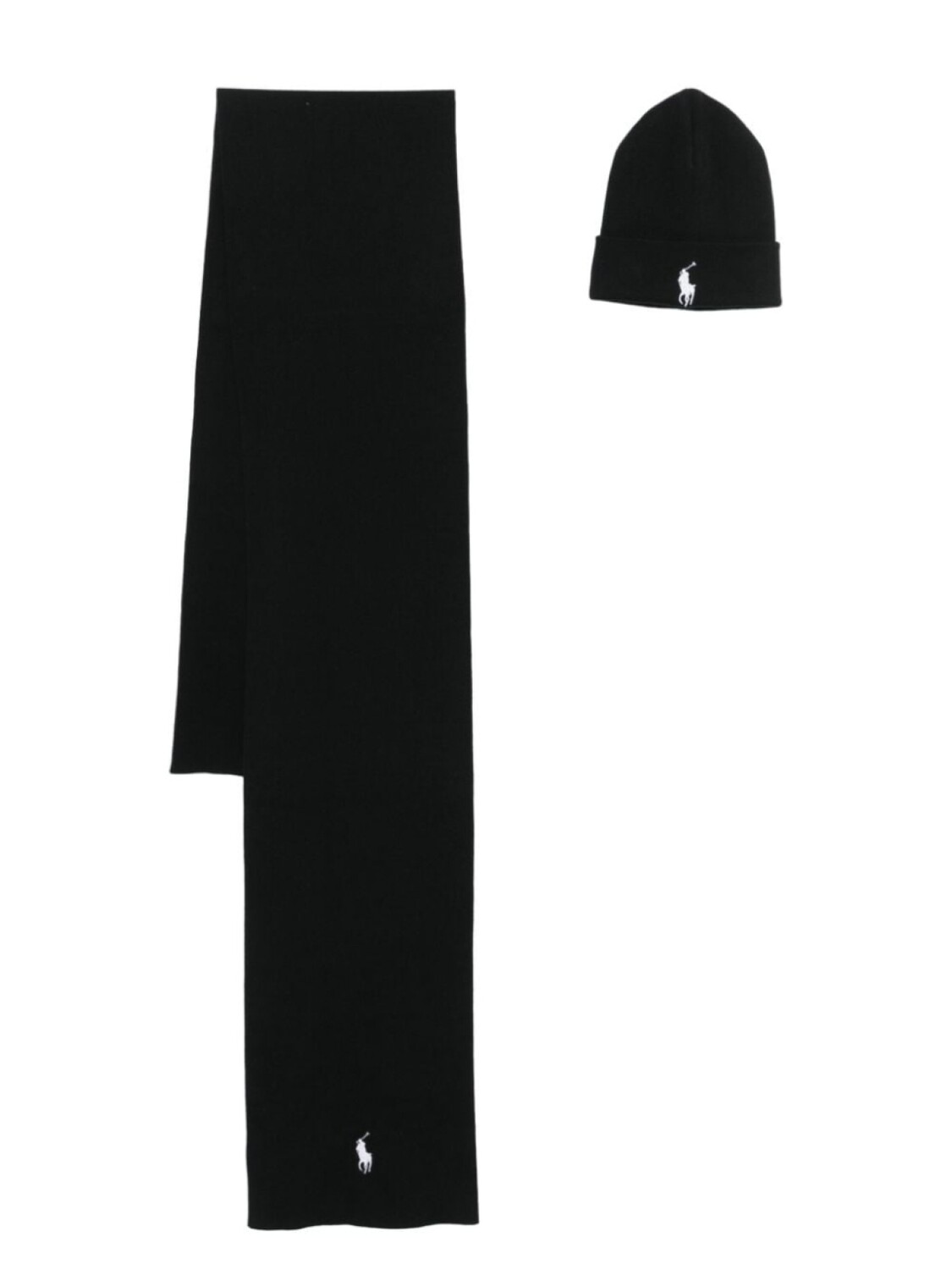 

Polo Ralph Lauren комплект шарфов с вышивкой Polo Pony, черный