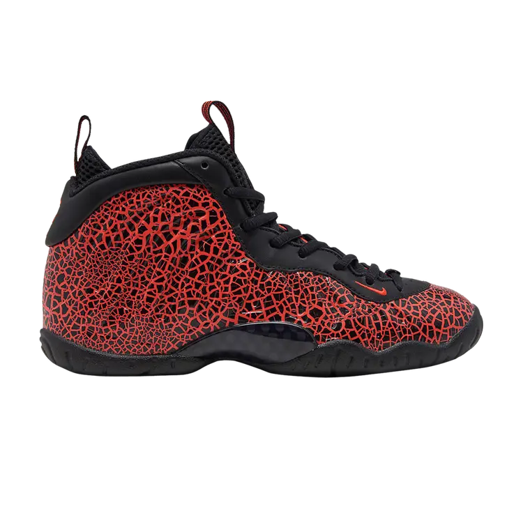 

Кроссовки Nike Little Posite One BG, красный, Черный, Кроссовки Nike Little Posite One BG, красный