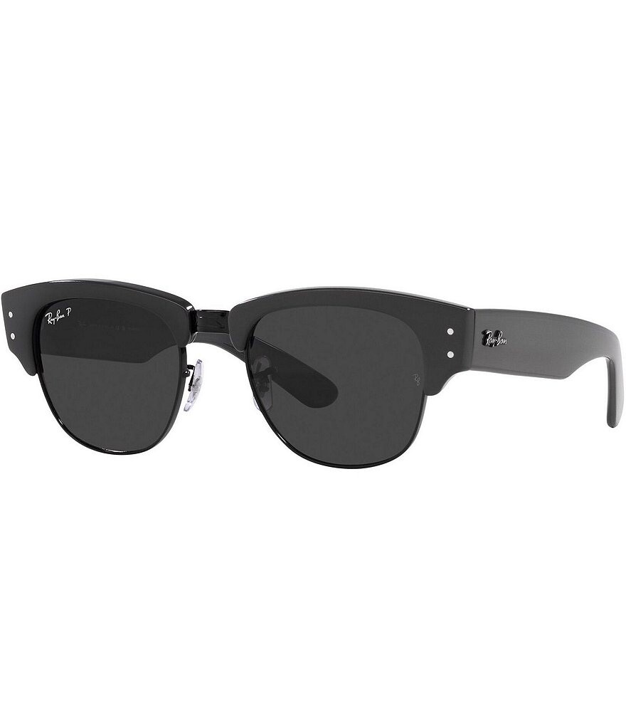 

Поляризованные квадратные солнцезащитные очки Ray-Ban унисекс Mega Clubmaster 50 мм, черный