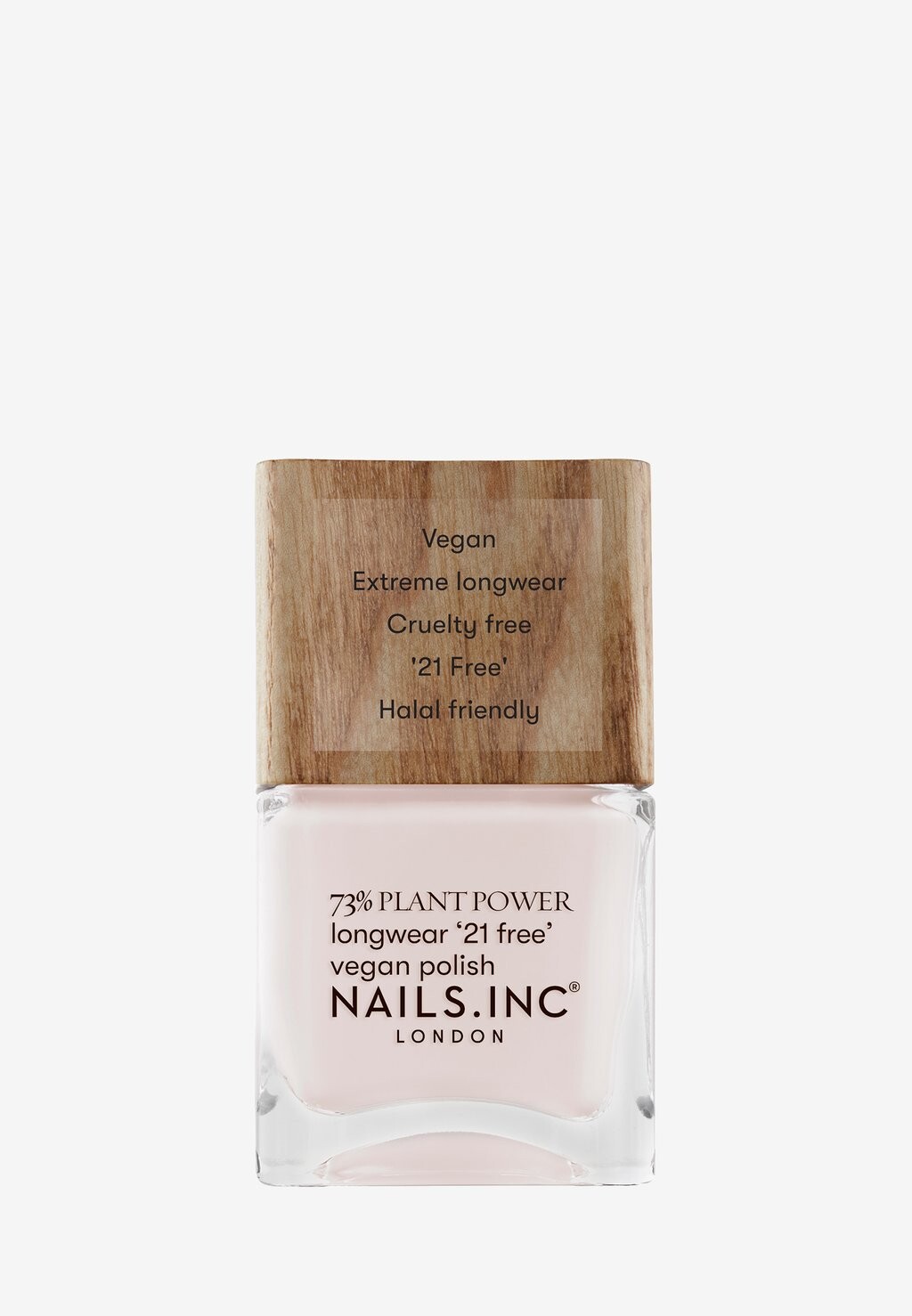 

Лак для ногтей Nails Inc. 73% Plant Power Nails Inc, цвет be fearless. switch off