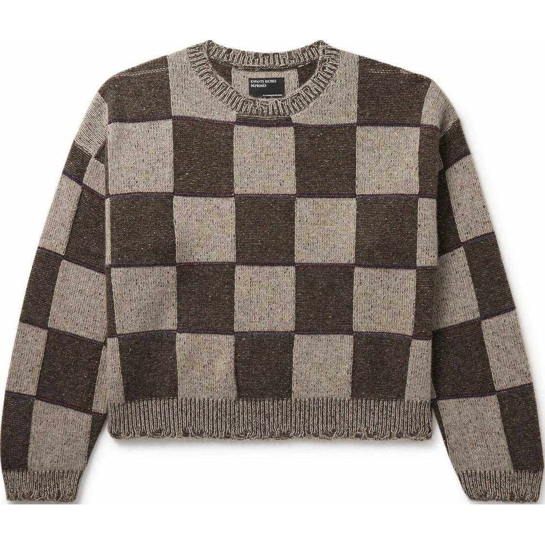 

ENFANTS RICHES DEPRIMES Кашемировый свитер мужской brown