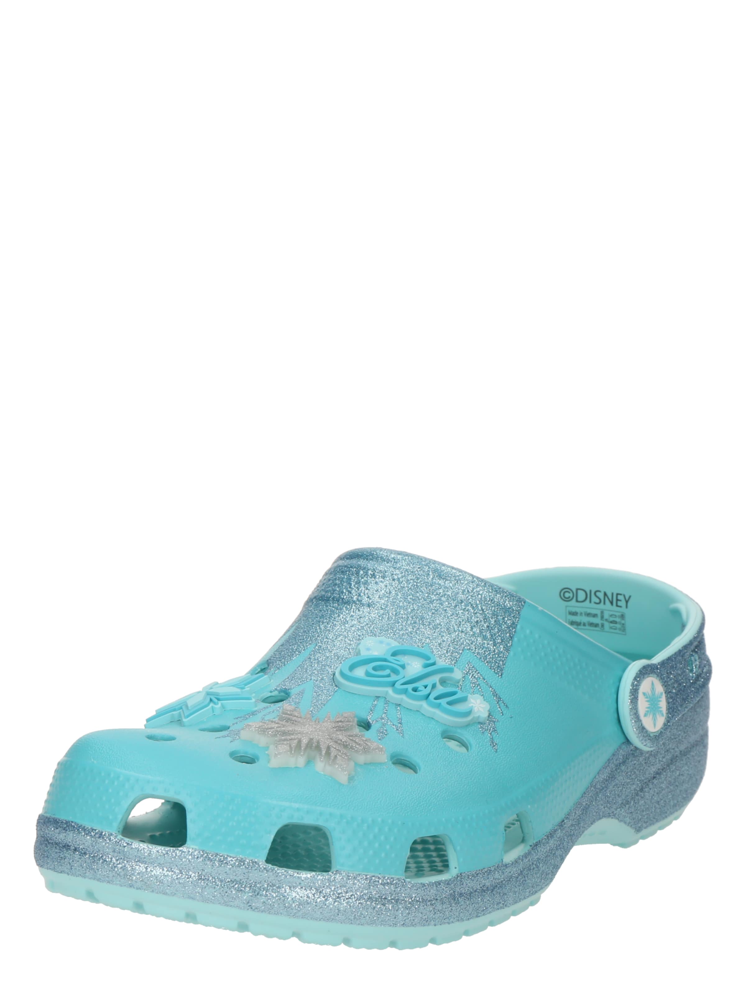 

Crocs Сандалии 'Frozen Elsa Classic' в неоново-синем, крапчато-синем цвете