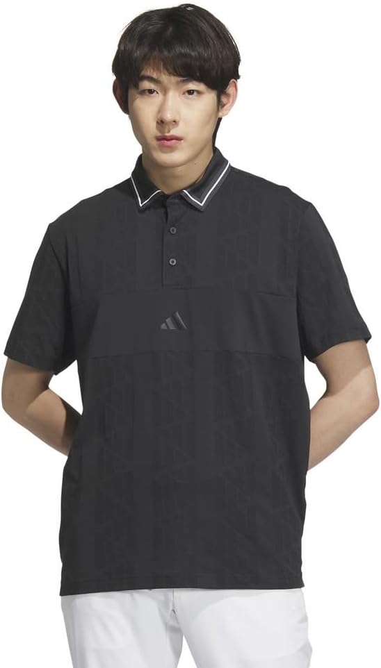 

Футболка Adidas Beyond the Course с жаккардовым логотипом BOS и коротким рукавом, черный