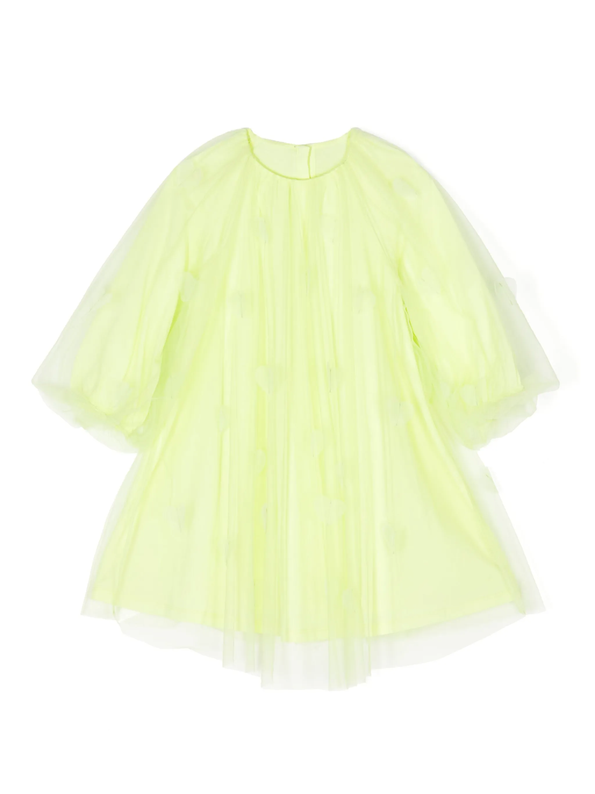 

Платье из тюля с узором Jnby By Jnby, желтый