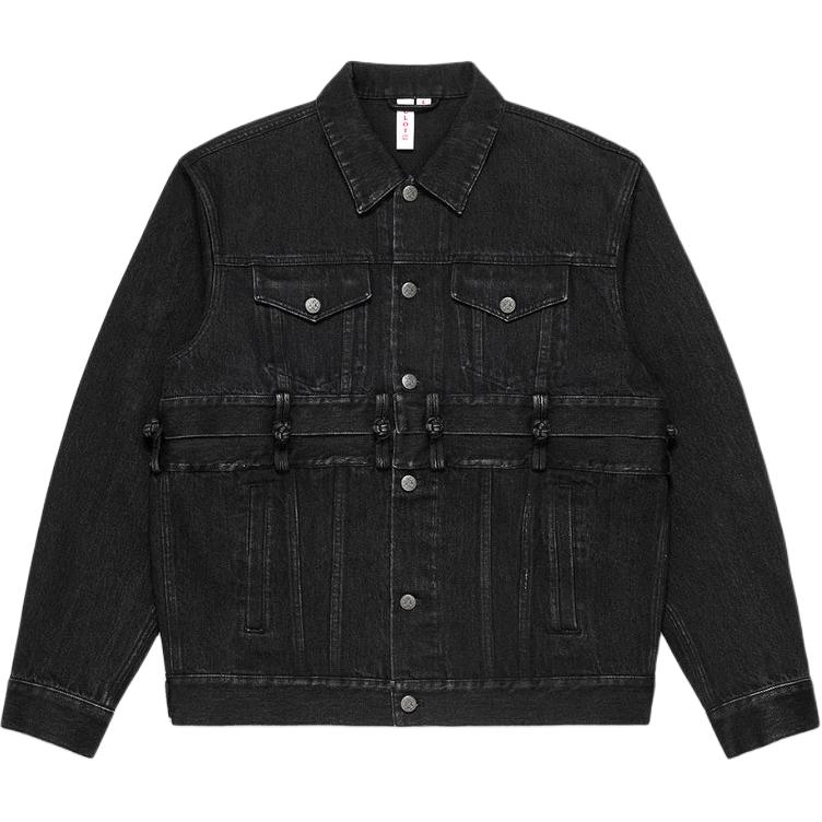 

CLOT Джинсовая куртка унисекс черная, Black