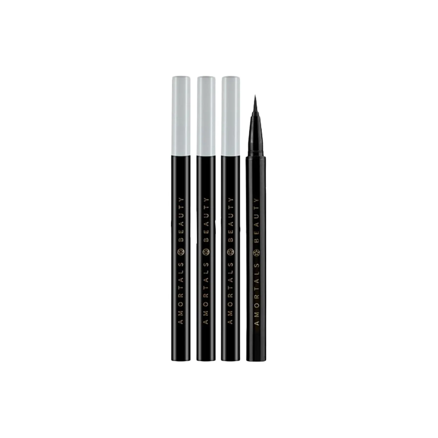 AMORTALS Жидкая подводка для глаз Falling Rainbow ультратонкая, 2 шт, C01 Black *3