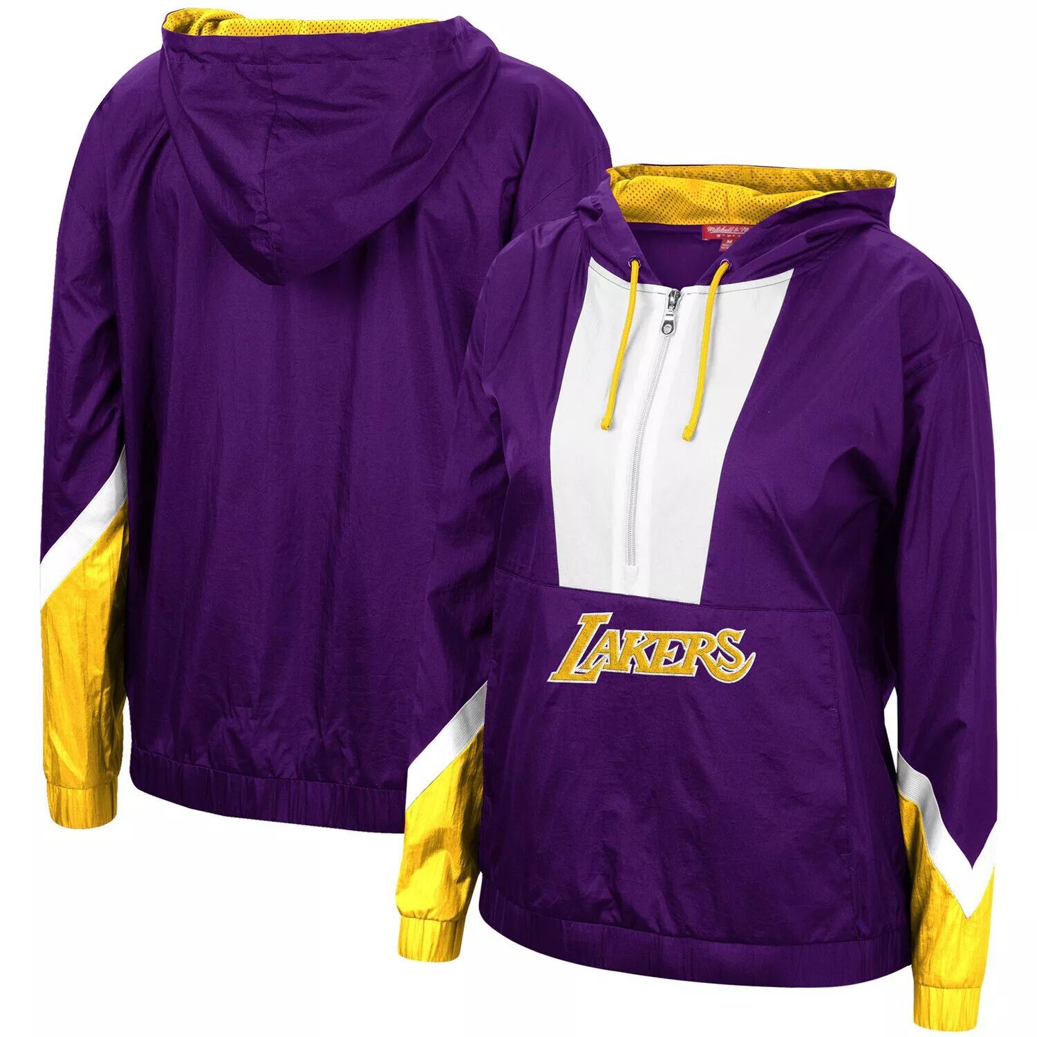 

Женская ветровка с половиной молнии Mitchell & Ness Purple Los Angeles Lakers 2.0 с капюшоном, Красный, Женская ветровка с половиной молнии Mitchell & Ness Purple Los Angeles Lakers 2.0 с капюшоном