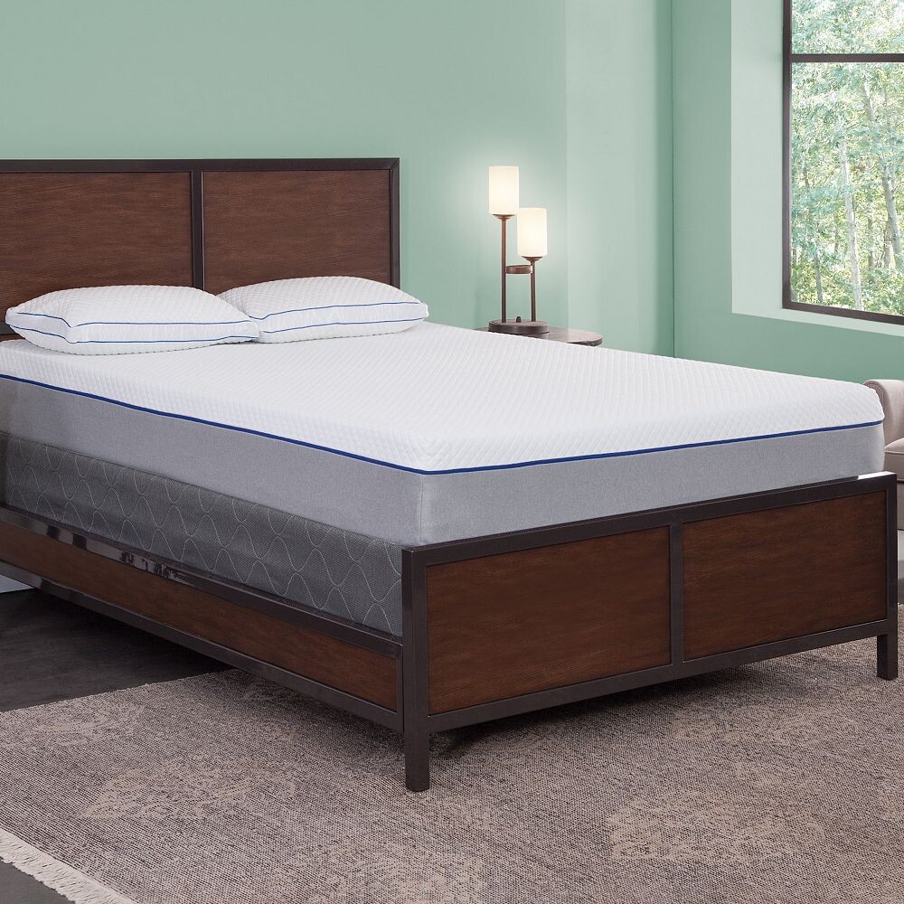 

Dream Serenity Eco Style Premium Selection 10-дюймовый матрас с эффектом памяти и комплект из 2 подушек DREAM SERENITY, белый