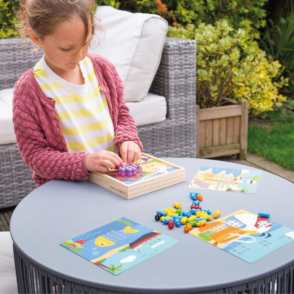 

Bigjigs Toys Пазлы для детей Puzzle Pegs Sea Tooky Toy