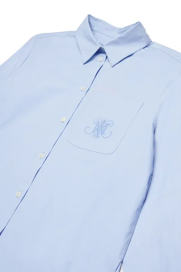 Блузка Maxc11F button down Max&Co., светло-голубой — фото 3