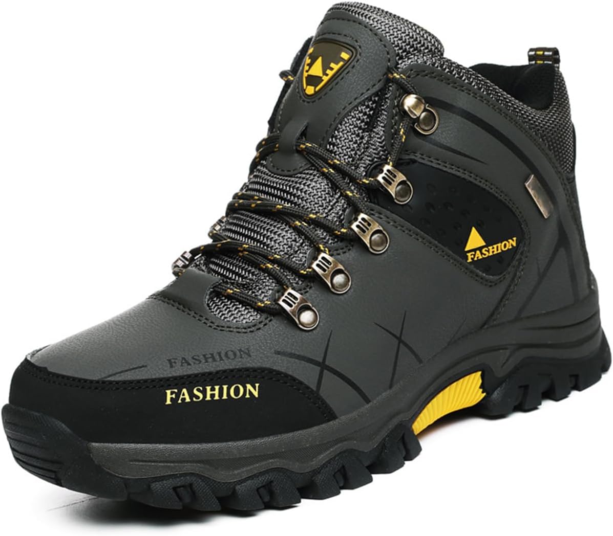 

Мужские повседневные походные ботинки ZHOUPULP, водонепроницаемые, противоскользящие ботинки, осенне-зимние трекинговые снежные ботинки, зеленый