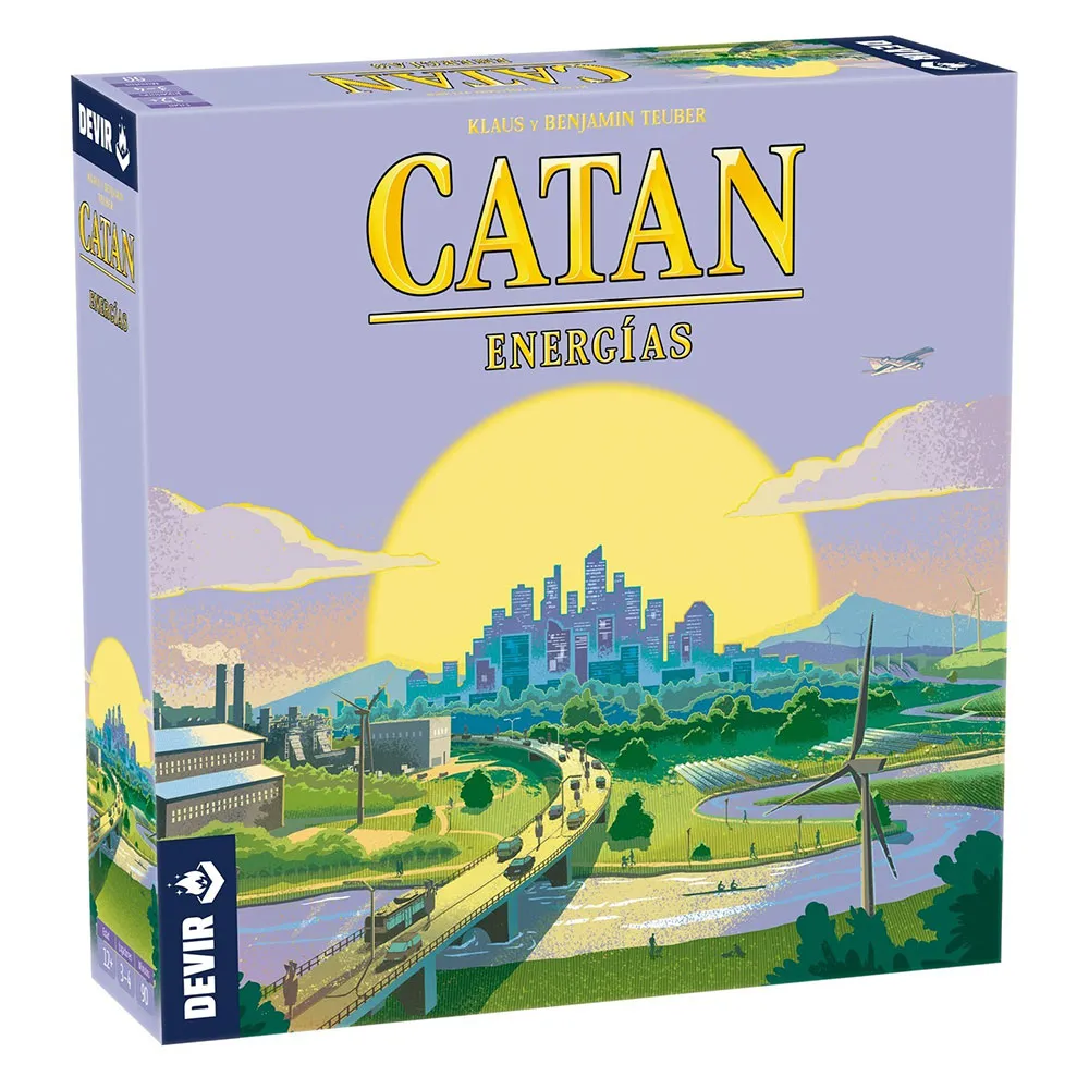 

Детская настольная игра Devir Catan Energias, золотой