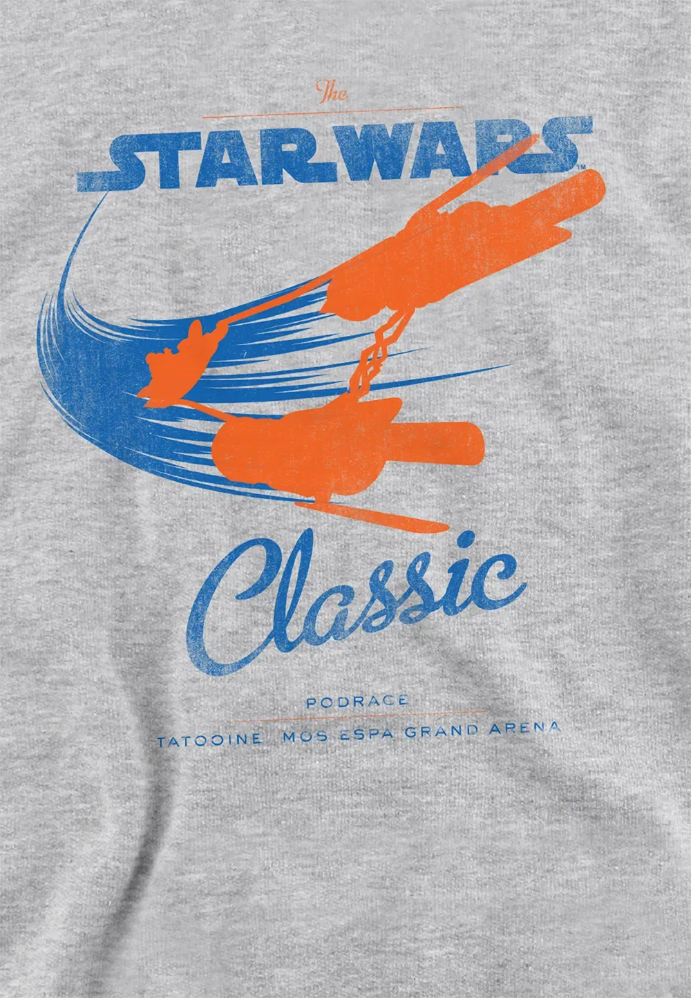 Худи детское Star Wars классическое, Athletic Heather, Disney, серый — фото 2