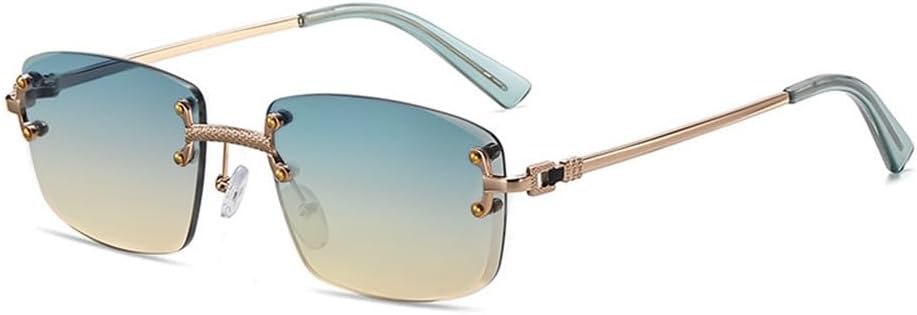 

Панк-солнцезащитные очки прямоугольной формы для мужчин и женщин, солнцезащитные очки с градиентными линзами, металлические солнцезащитные очки для мужчин и женщин, спортивные WNCKSQ, C27 Blue Yellow