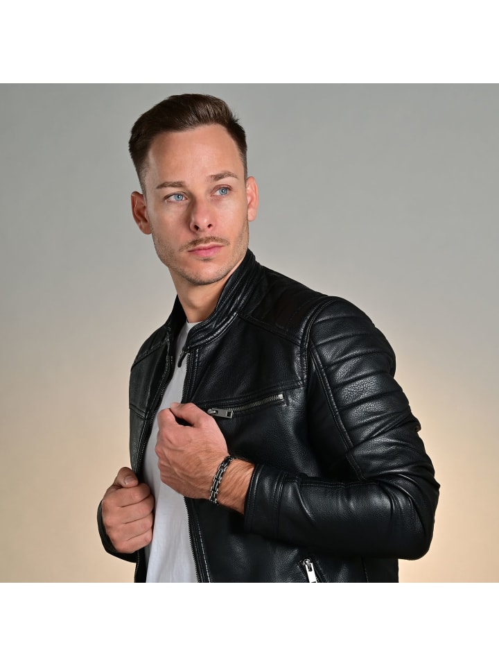 

Adeliás Мужской браслет - браслет из нержавеющей стали, 21 см, серебристый