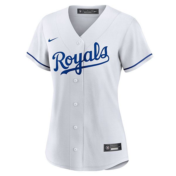 Женская белая реплика домашней футболки Kansas City Royals Nike — фото 3