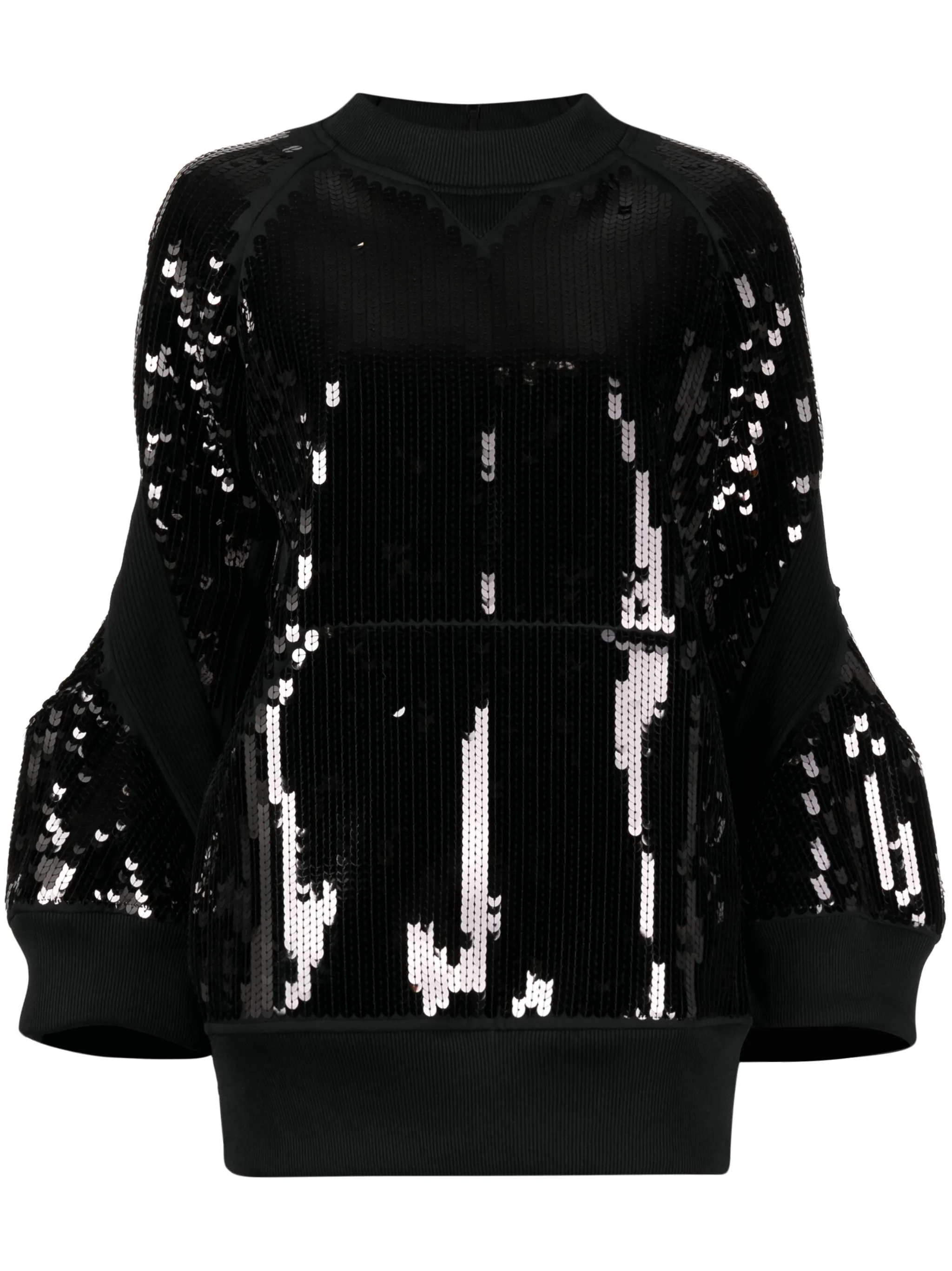 

Джемпер с пайетками Sacai, черный