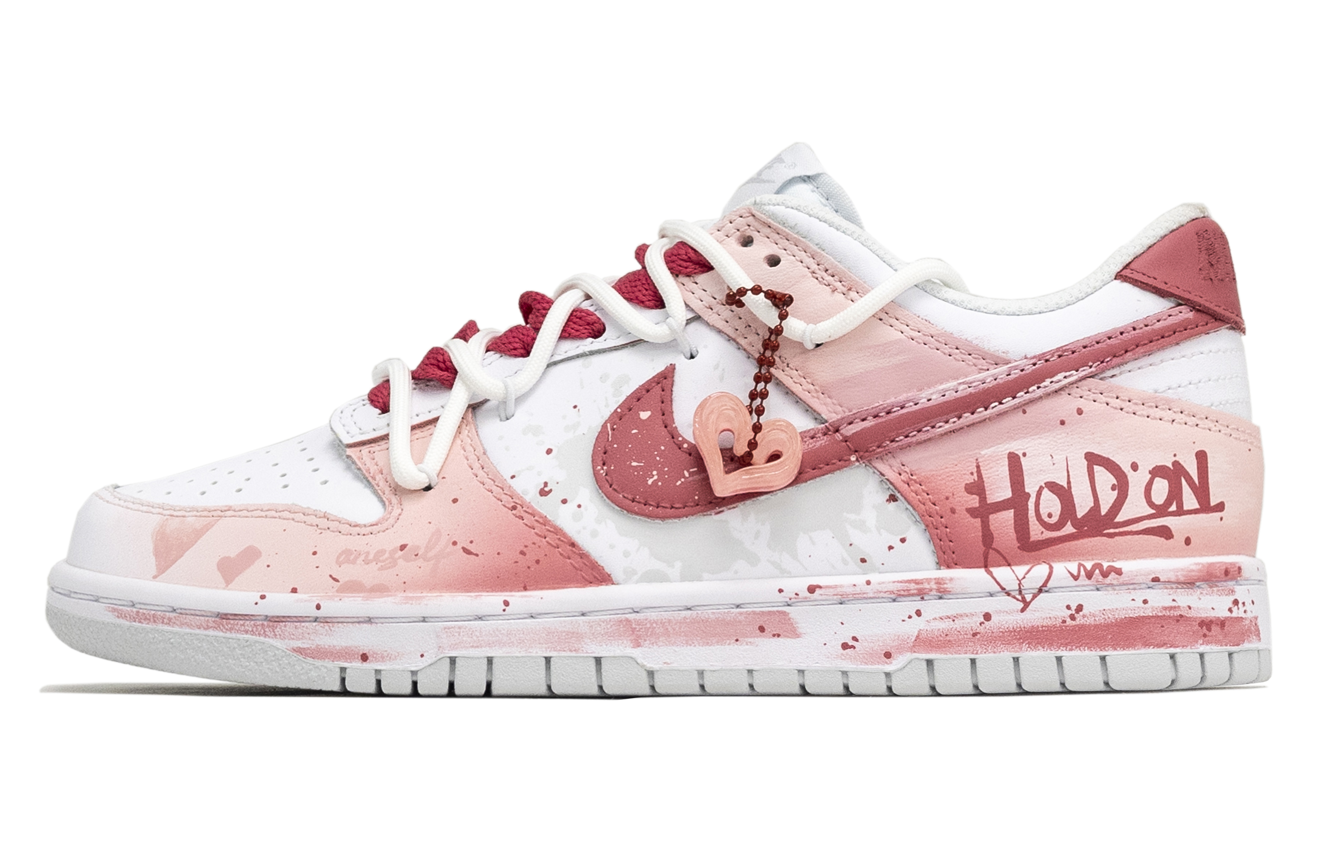 

Nike Детские кроссовки для скейтбординга Dunk Anti Slip, износостойкие, розовые, для подростков